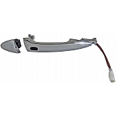 Help! By Dorman Exterior Door Handle - Plastic Silver Single - 93058
