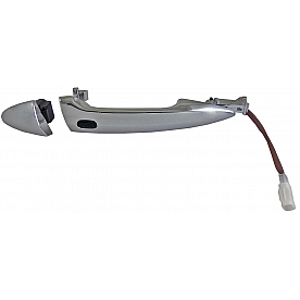 Help! By Dorman Exterior Door Handle - Plastic Silver Single - 93058