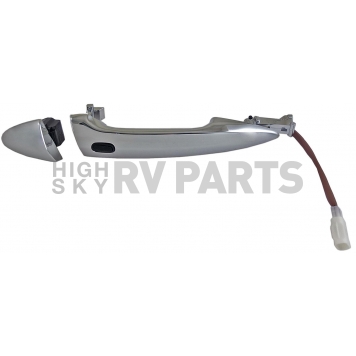 Help! By Dorman Exterior Door Handle - Plastic Silver Single - 93058