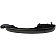 Help! By Dorman Exterior Door Handle - Plastic Black Single - 81382