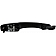 Help! By Dorman Exterior Door Handle - Plastic Black Single - 81382