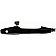 Help! By Dorman Exterior Door Handle - Plastic Black Single - 81424