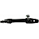 Help! By Dorman Exterior Door Handle - Plastic Black Single - 81424