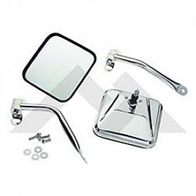 Crown Automotive Exterior Mirror Manual  Square Set Of 2 - RT30001