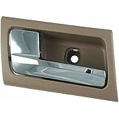 Help! By Dorman Interior Door Handle - Plastic Brown Housing With Silver Lever Single - 81699