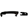 Help! By Dorman Exterior Door Handle - Plastic Black Single - 81345