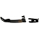 Help! By Dorman Exterior Door Handle - Plastic Black Single - 81345
