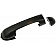 Help! By Dorman Exterior Door Handle - Plastic Black Single - 81348