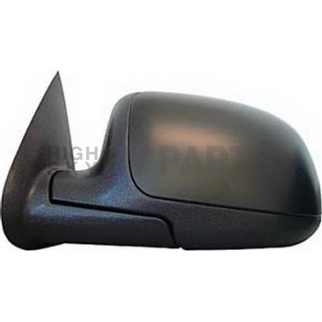 CIPA USA Exterior Mirror Rectangular Manual Black Single - 27376