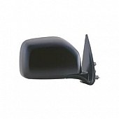 K-Source Exterior Mirror Manual OEM Black Single - 70041T