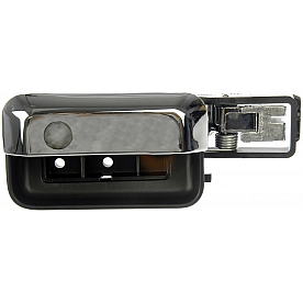 Help! By Dorman Interior Door Handle - Paddle Plastic Black Housing With Silver Lever Single - 81358