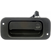 Help! By Dorman Exterior Door Handle - Plastic Black Single - 81362