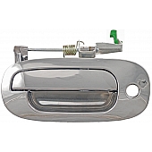 Help! By Dorman Exterior Door Handle - Plastic Silver Single - 91034