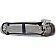 Help! By Dorman Exterior Door Handle - Plastic Silver Single - 91048
