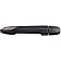 Help! By Dorman Exterior Door Handle - Plastic Black Single - 88504