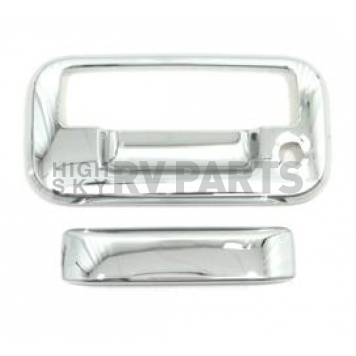 Auto Ventshade (AVS) Tailgate Handle Cover - Chrome Plated ABS Plastic Silver - 686566