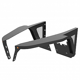 Paramount Automotive Fender Black Steel Textured Powder Coated Set Of 2 - 510066
