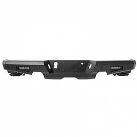 Smittybilt Bumper M1A2 Heavy Duty 1-Piece Design Steel Black - 614909