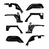 Rugged Ridge Fender Black Steel Powder Coated Set Of 4 - 1161506