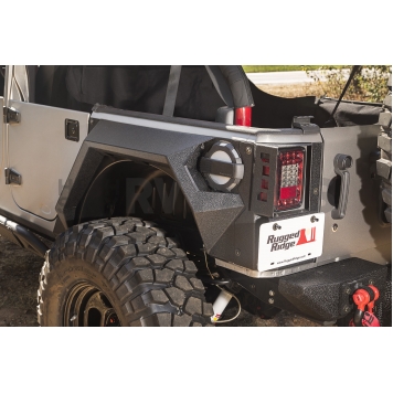 Rugged Ridge Fender Black Steel Powder Coated Set Of 4 - 1161506-2