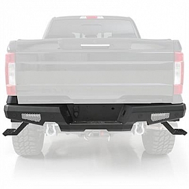 Smittybilt Bumper M1A2 Heavy Duty 1-Piece Design Steel Black - 614933