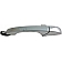 Help! By Dorman Exterior Door Handle - Plastic Silver Single - 93395