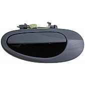 Help! By Dorman Exterior Door Handle - Plastic Black Single - 93446