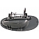 Help! By Dorman Exterior Door Handle - Plastic Black Single - 93448