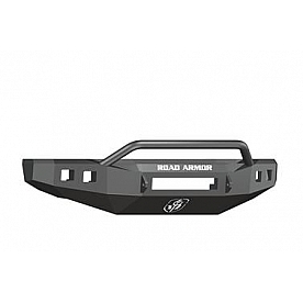 Road Armor Bumper Stealth Pre-Runner 1-Piece Design Steel Black - 608R4BNW