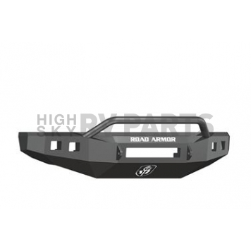 Road Armor Bumper Stealth Pre-Runner 1-Piece Design Steel Black - 608R4BNW
