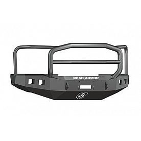 Road Armor Bumper Stealth Lonestar 1-Piece Design Steel Black - 608R5B