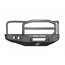 Road Armor Bumper Stealth Lonestar 1-Piece Design Steel Black - 608R5BNW