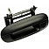 Help! By Dorman Exterior Door Handle - Plastic Black Single - 81310