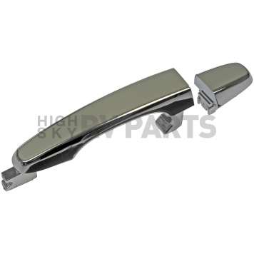 Help! By Dorman Exterior Door Handle - Plastic Silver/ Black Single - 81317-2
