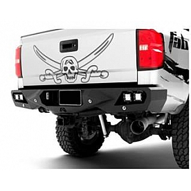 Fab Fours Bumper Vengeance 1-Piece Design Steel Natural - DR09E2951B