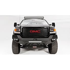 Fab Fours Bumper Vengeance 1-Piece Design Steel Natural - GM11V2851B
