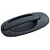 Help! By Dorman Exterior Door Handle - Plastic Black Single - 93591