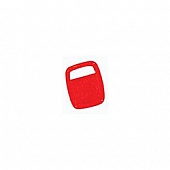 Omix-Ada Tail Light Lens - Rectangular Red Single - 1240401