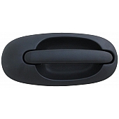 Help! By Dorman Exterior Door Handle - Plastic Black Single - 93592