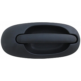 Help! By Dorman Exterior Door Handle - Plastic Black Single - 93592