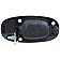 Help! By Dorman Exterior Door Handle - Plastic Black Single - 93592