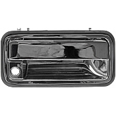 Help! By Dorman Exterior Door Handle - Plastic Silver Single - 91174