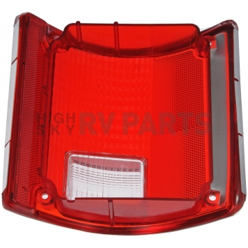 Dorman (OE Solutions) Tail Light Lens - Rectangular Plastic Red Single - 1610088-1