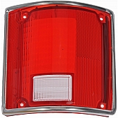 Dorman (OE Solutions) Tail Light Lens - Rectangular Plastic Red Single - 1610089