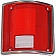 Dorman (OE Solutions) Tail Light Lens - Rectangular Plastic Red Single - 1610089