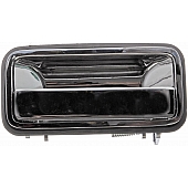Help! By Dorman Exterior Door Handle - Plastic Silver Single - 91179