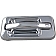 Help! By Dorman Exterior Door Handle - Plastic Silver Single - 91193