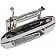Help! By Dorman Exterior Door Handle - Plastic Silver Single - 91201