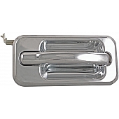 Help! By Dorman Exterior Door Handle - Plastic Silver Single - 91210