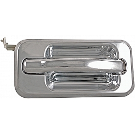 Help! By Dorman Exterior Door Handle - Plastic Silver Single - 91210